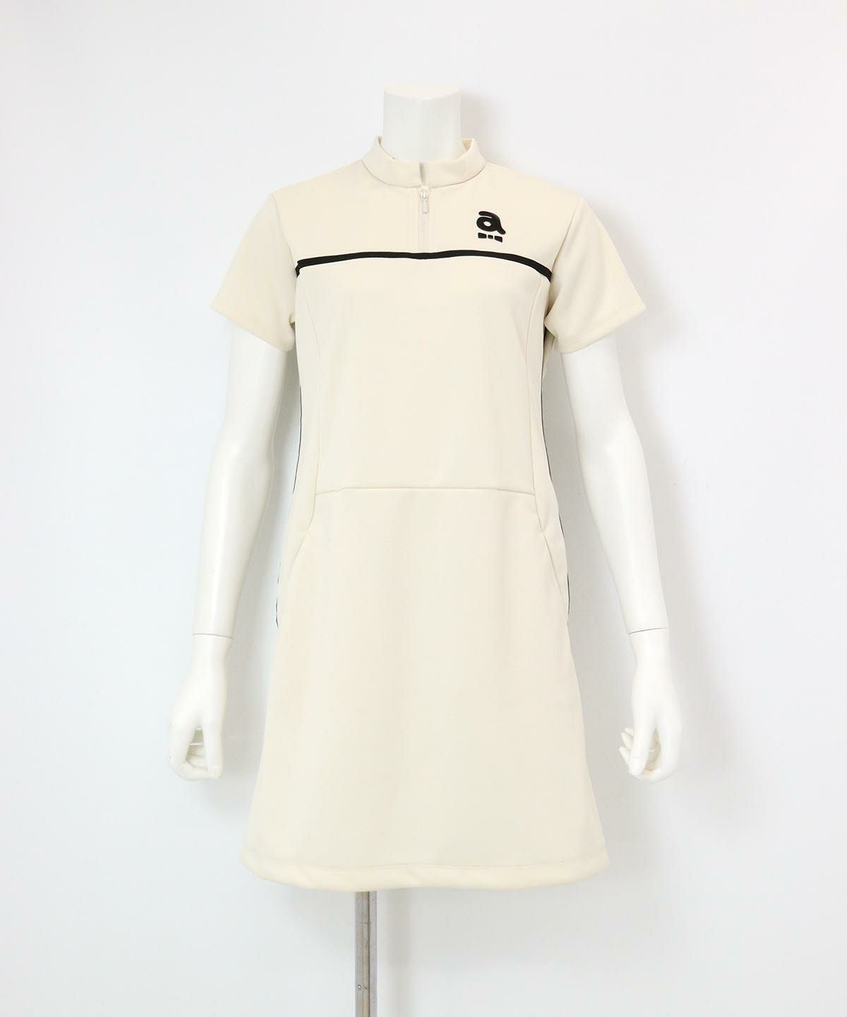 サイドラインワンピース(アイボリー)前