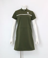 サイドラインワンピース(カーキ)前