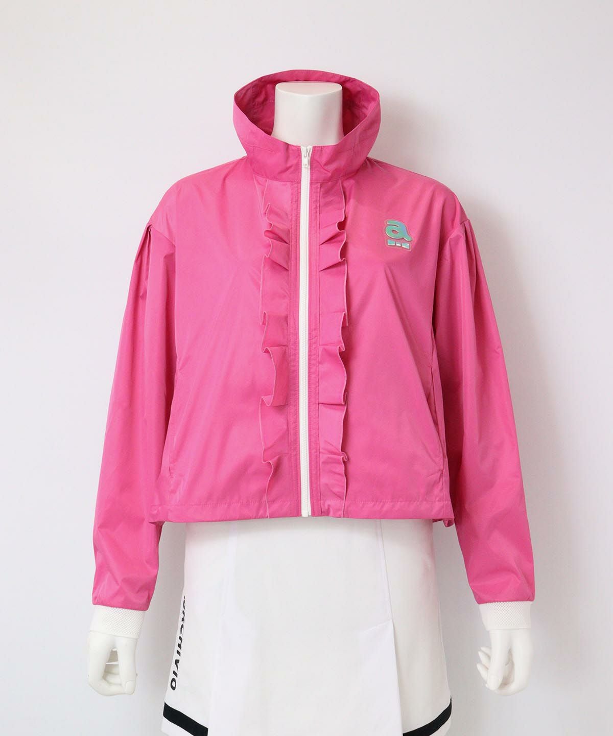 ランダムフリルブルゾン（ピンク）