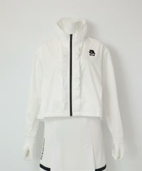 ランダムフリルブルゾン（ホワイト）