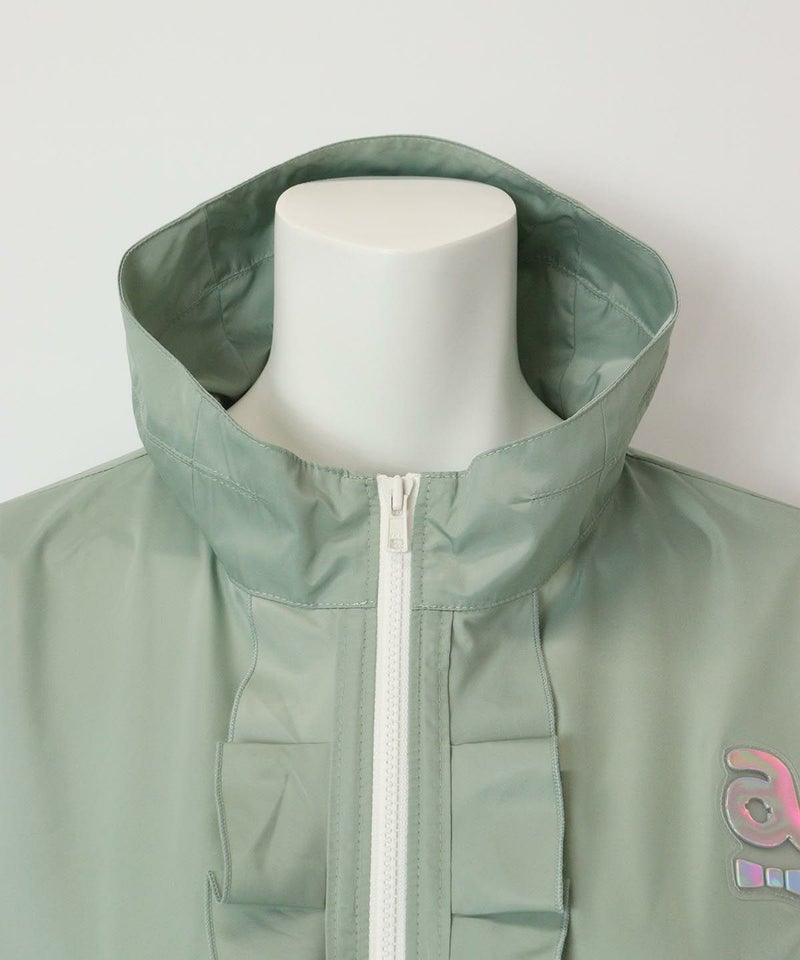 襟元部分（ライトグリーン）