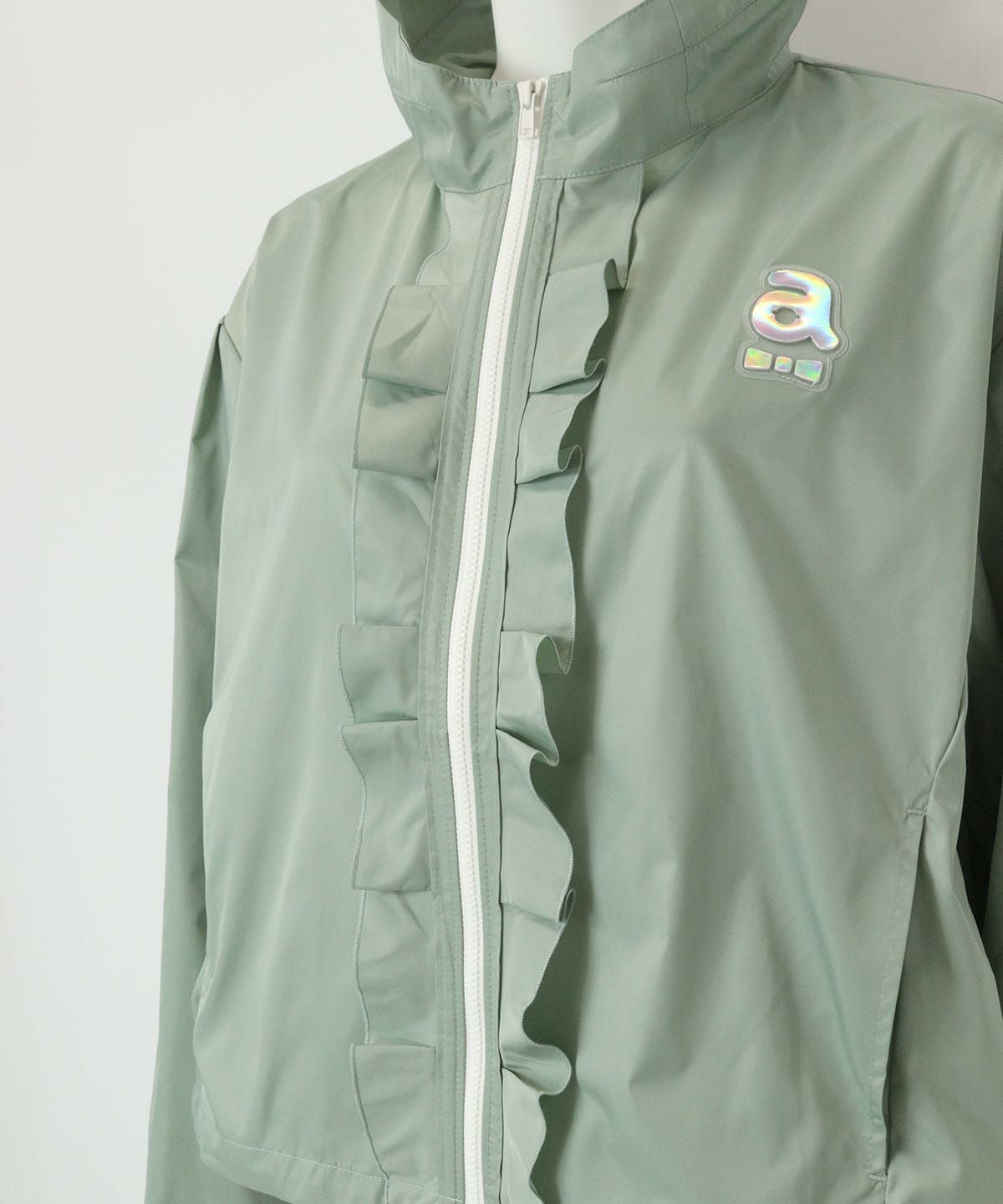 ファスナー部分（ライトグリーン）