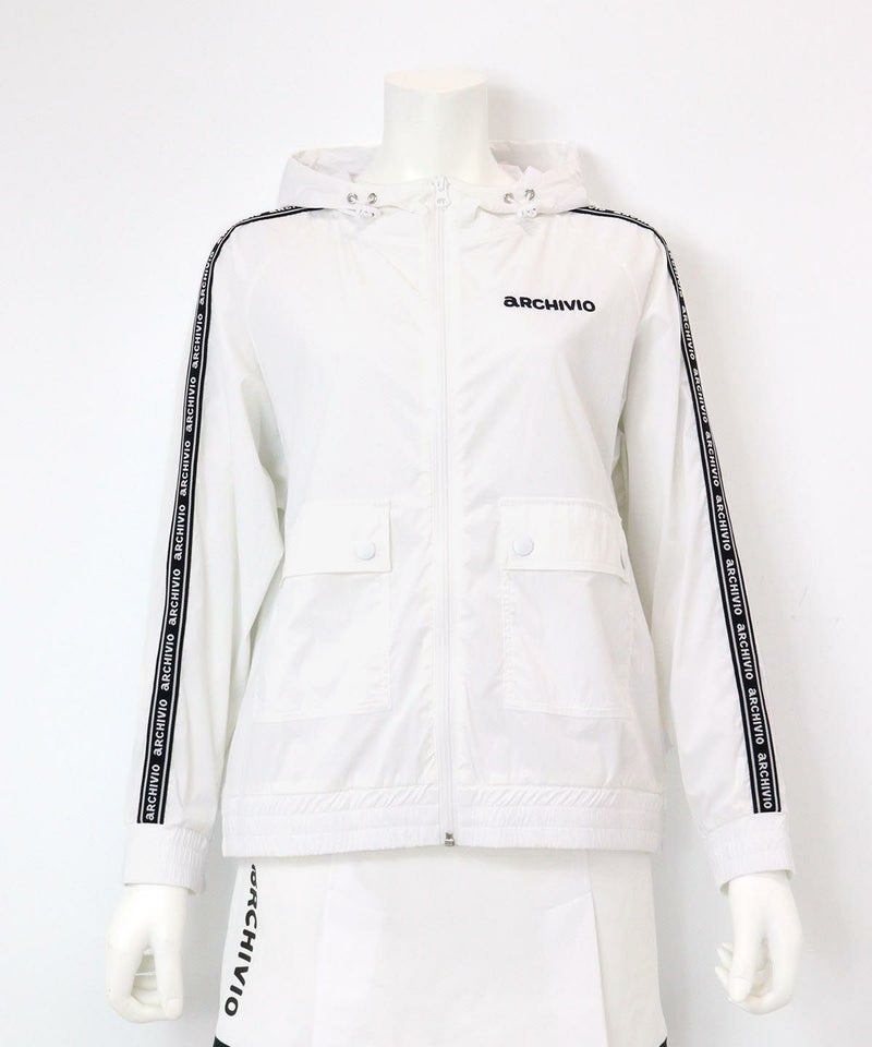 UV撥水ナイロンブルゾン(ホワイト）