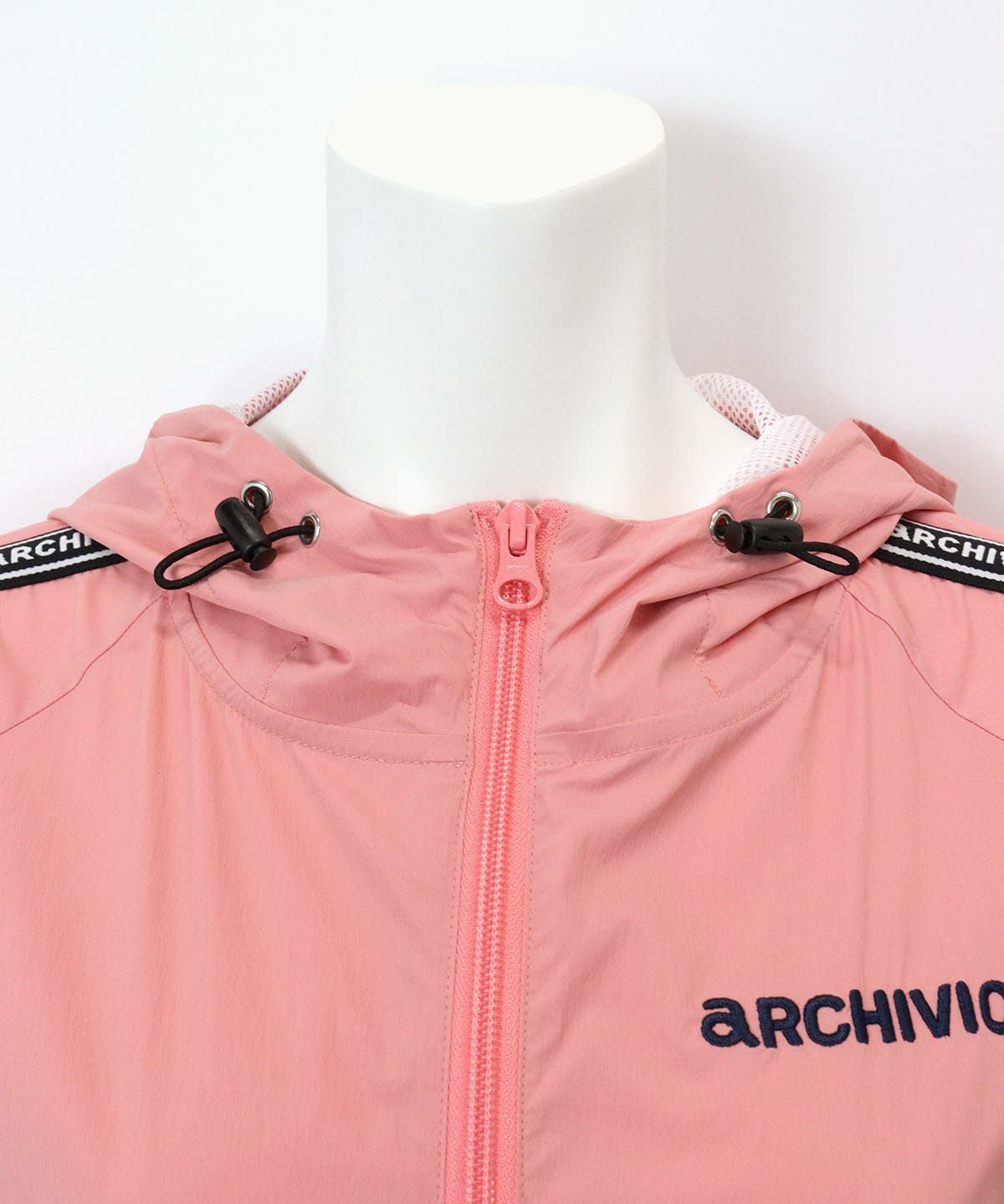 襟元詳細（ピンク）