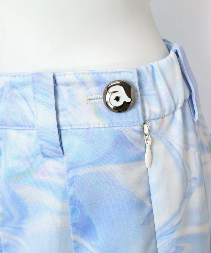 ウエストボタン部分（ブルー）