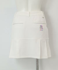 前後切替UV冷感スカート 後ろ（ホワイト）