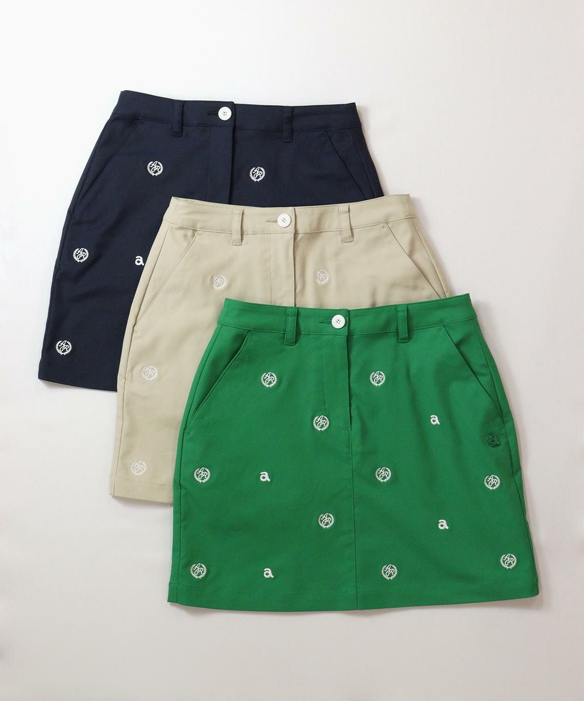 コットン混刺繍スカート|アルチビオ-アウトレット- - ゴルフウェアや