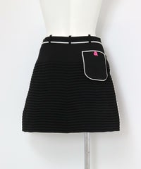 パイピングラインスカート後(ブラック)
