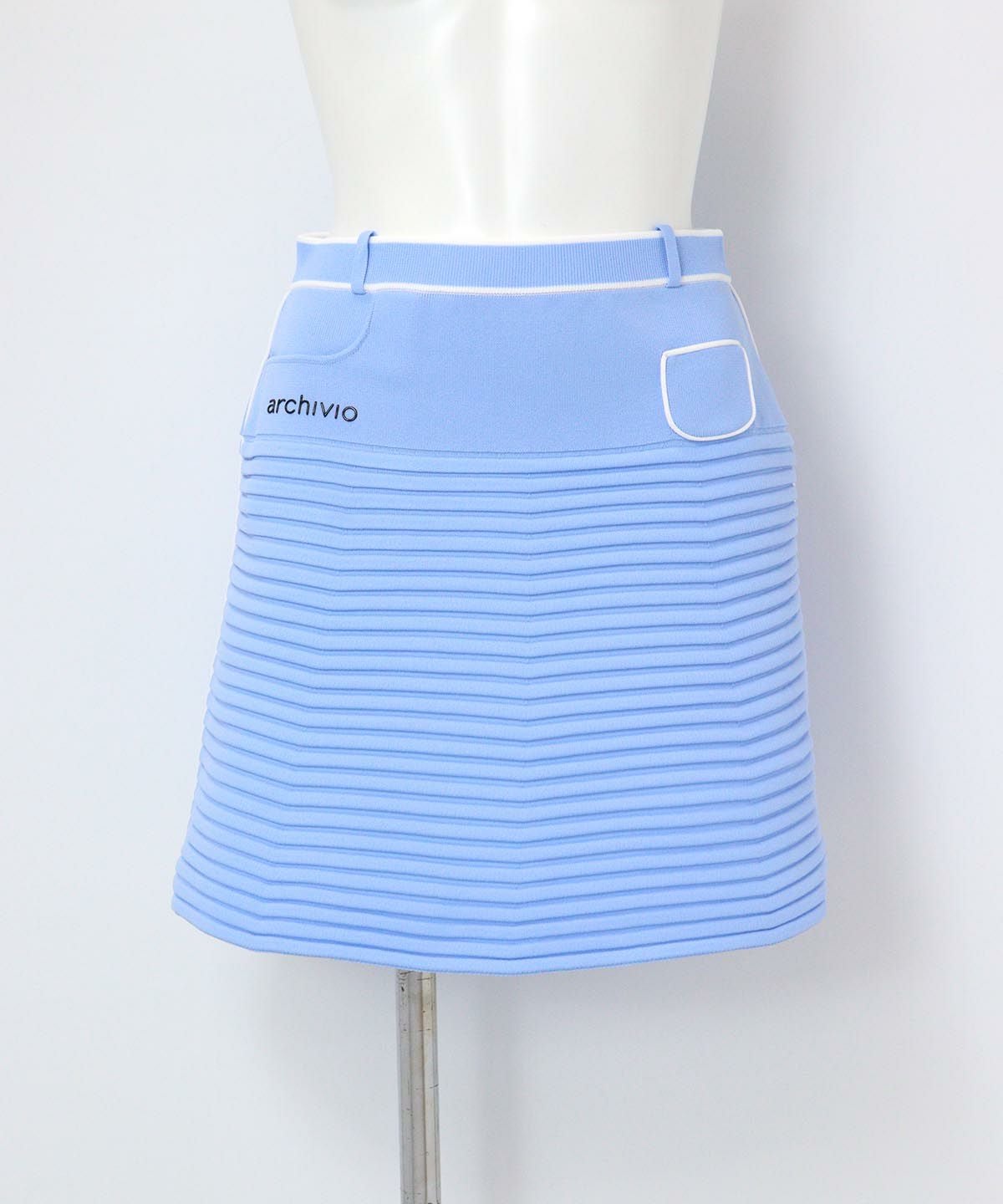 パイピングラインスカート(ブルー)