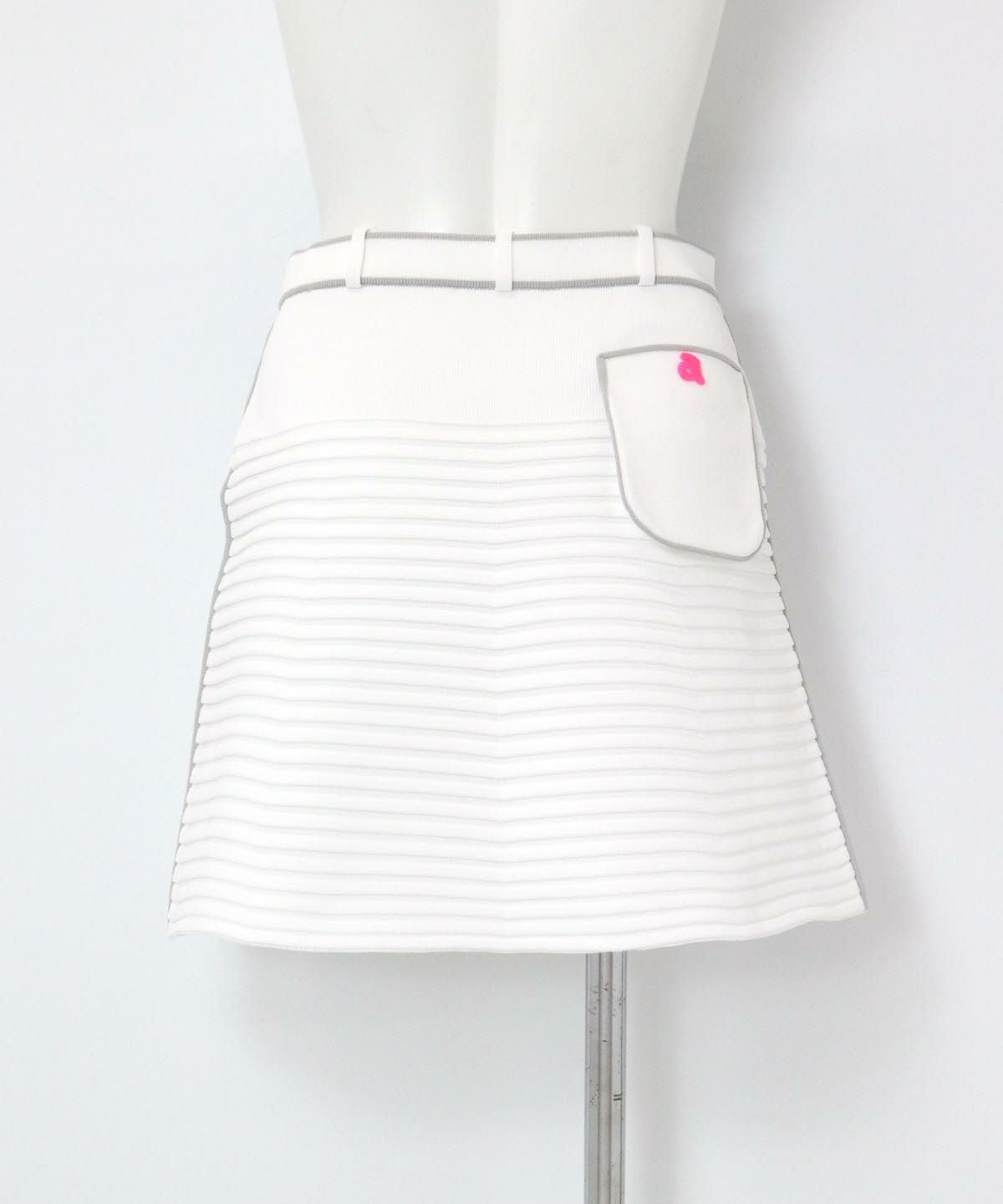 パイピングラインスカート後(ホワイト)