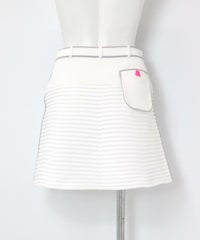 パイピングラインスカート後(ホワイト)