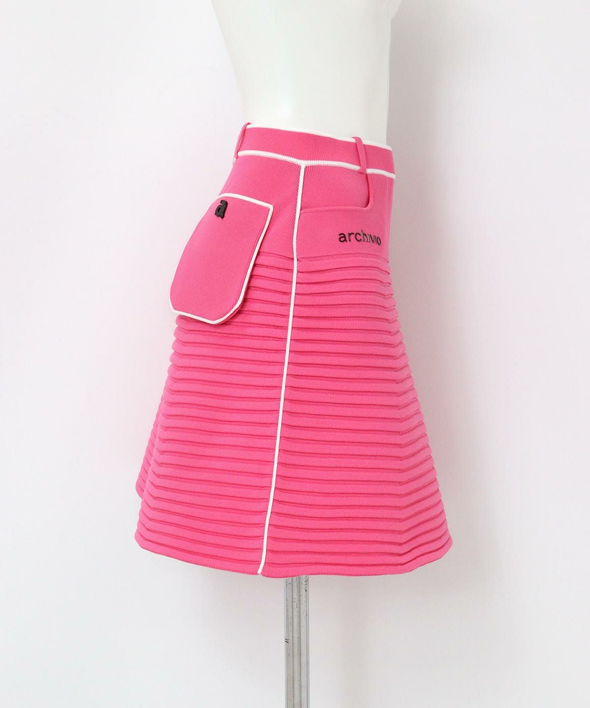 パイピングラインスカート横(ピンク)