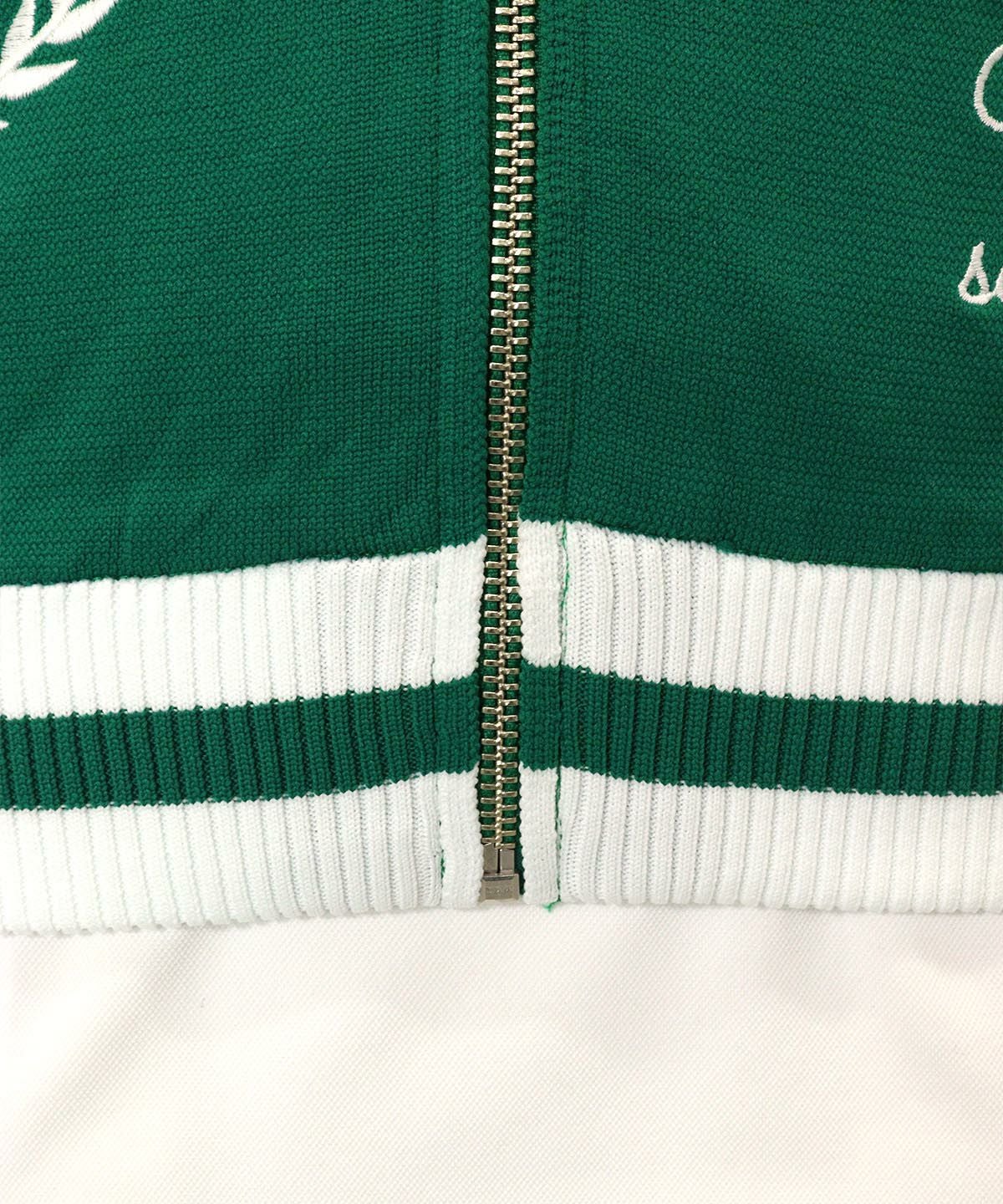 ファスナー部分（グリーン）