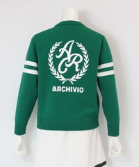 エンブレム風ロゴニット後ろ（グリーン）