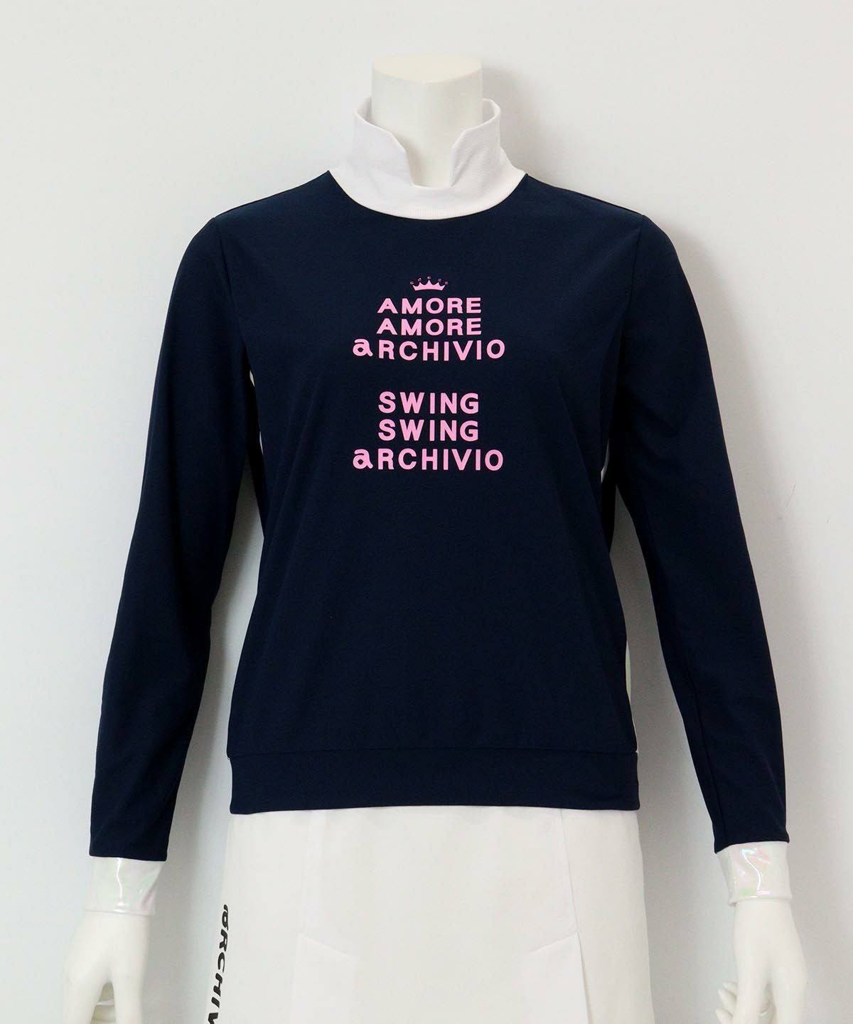 UV速乾オーロラ切替プルオーバー（ネイビー）