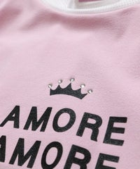 プリント（ピンク）