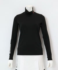 UV速乾ハイネックプルオーバー(ブラック）