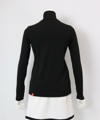 UV速乾ハイネックプルオーバー後(ブラック）