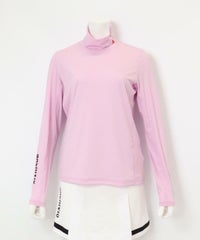 UV速乾ハイネックプルオーバー(ピンク）