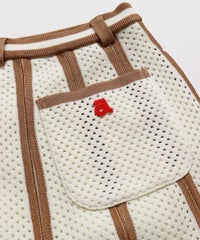 バックポケット（ホワイト×ベージュ）