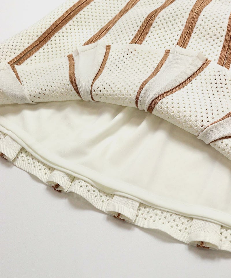 裏地（ホワイト×ベージュ）