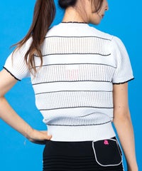 モデル着用画像（ホワイト×ブラック）