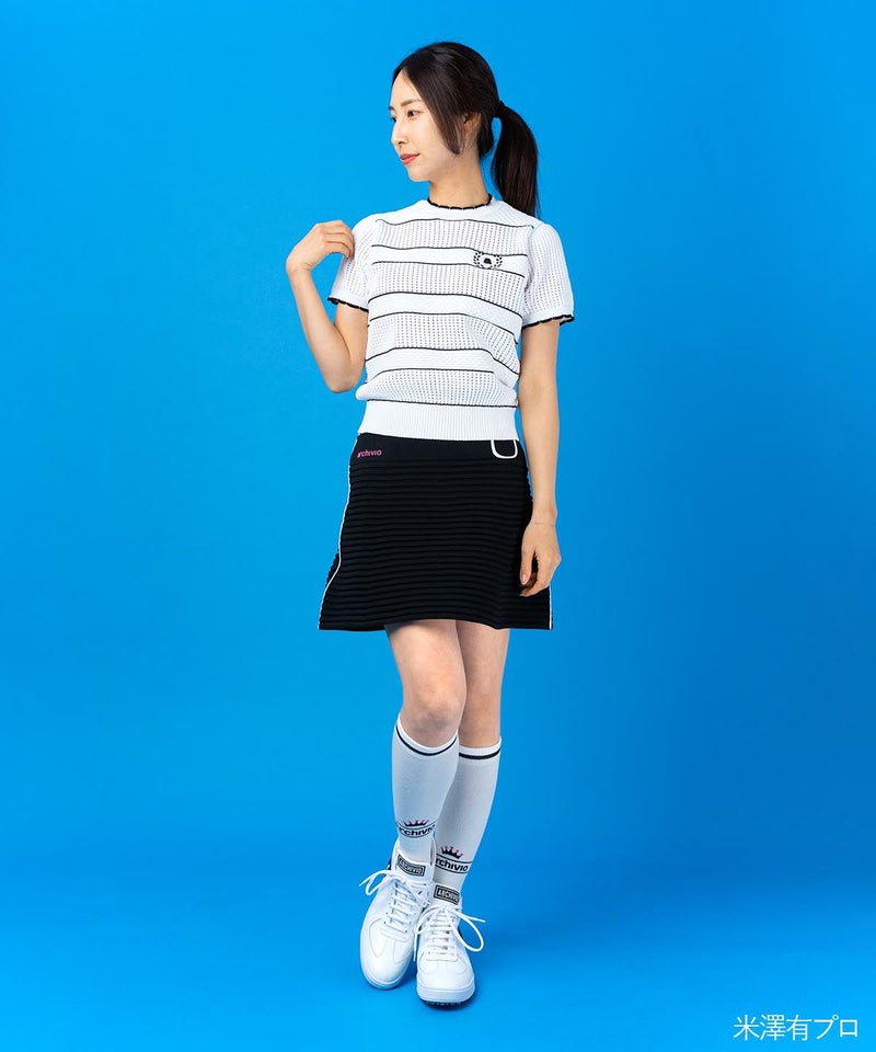 モデル着用画像（ホワイト×ブラック）