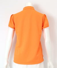 LOVE刺繍ポロシャツ後(オレンジ）
