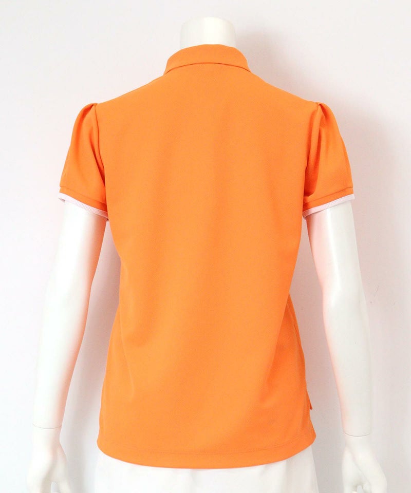 LOVE刺繍ポロシャツ後(オレンジ）