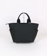 【メンズ】プリントロゴバッグ後（ブラック）