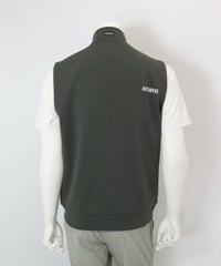 【メンズ】ジップデザインUVベスト後(グレー)