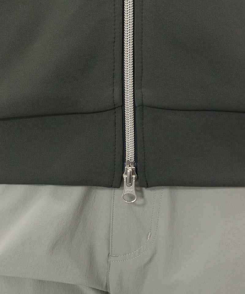 ファスナー部分アップ（グレー）