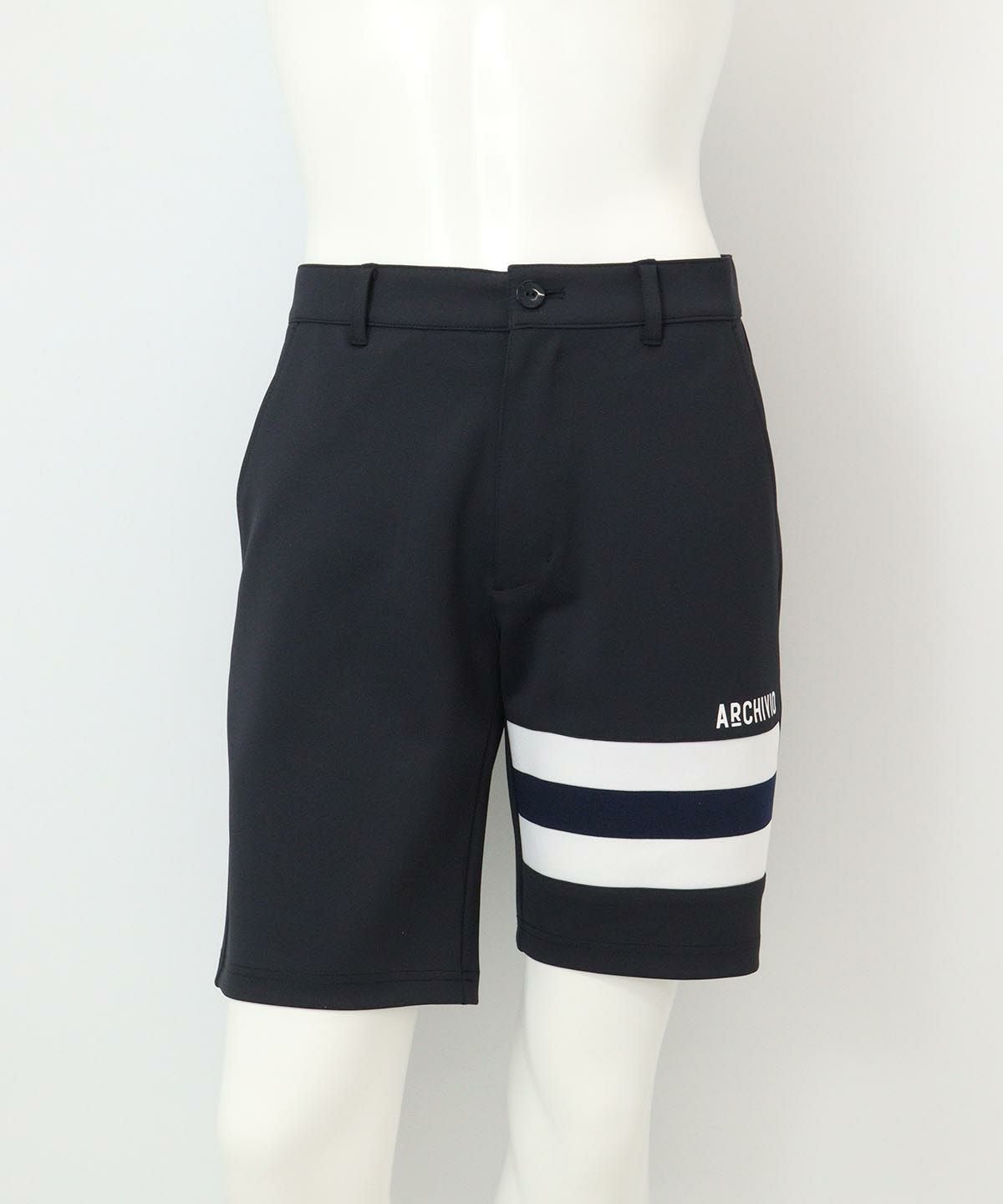部分切替UV速乾ショートパンツ（ネイビー）