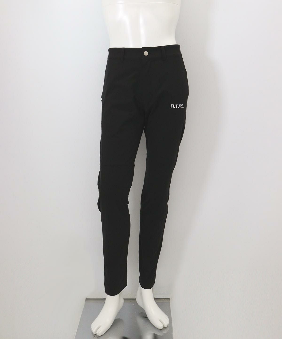 【メンズ】撥水ストレッチテーパードパンツ(ブラック)