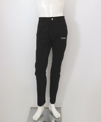 【メンズ】撥水ストレッチテーパードパンツ(ブラック)