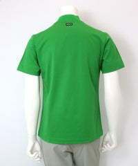 メタルロゴハイネックプルオーパー後（グリーン）