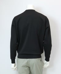 【メンズ】フロント切替UV速乾プルオーバー後（ネイビー）