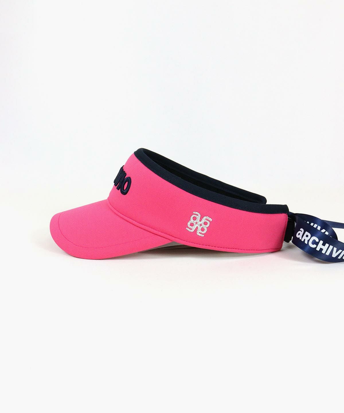 バックリボンサンバイザー横（ピンク）