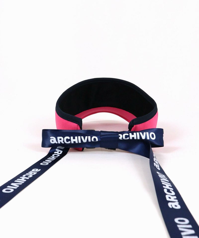 バックリボンサンバイザー後（ピンク）