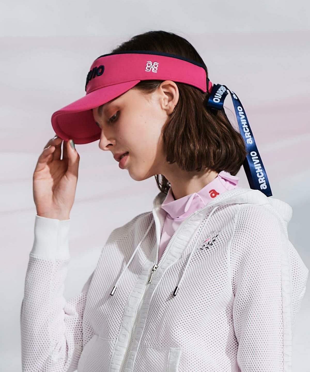 バックリボンサンバイザー|アルチビオ-アウトレット- - ゴルフウェアや