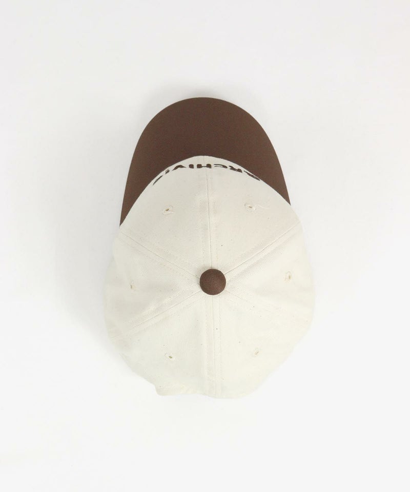 刺繍ロゴキャップ上（ブラウン）