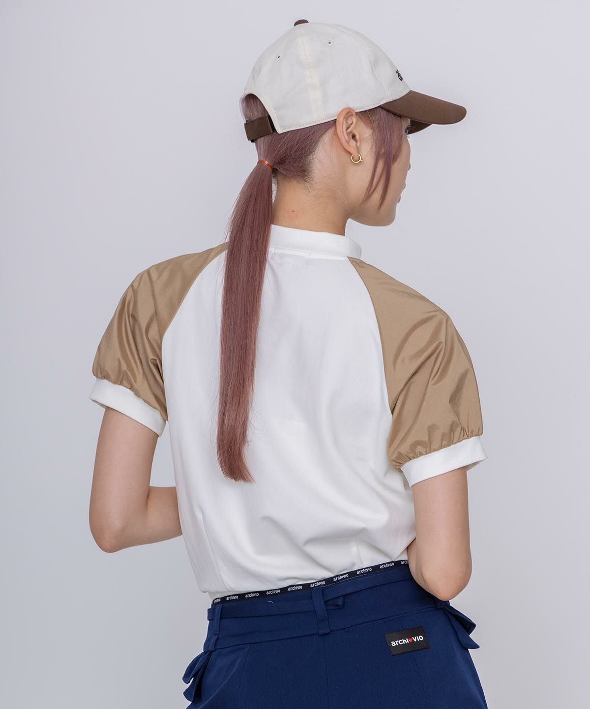 モデル着用画像（ブラウン）