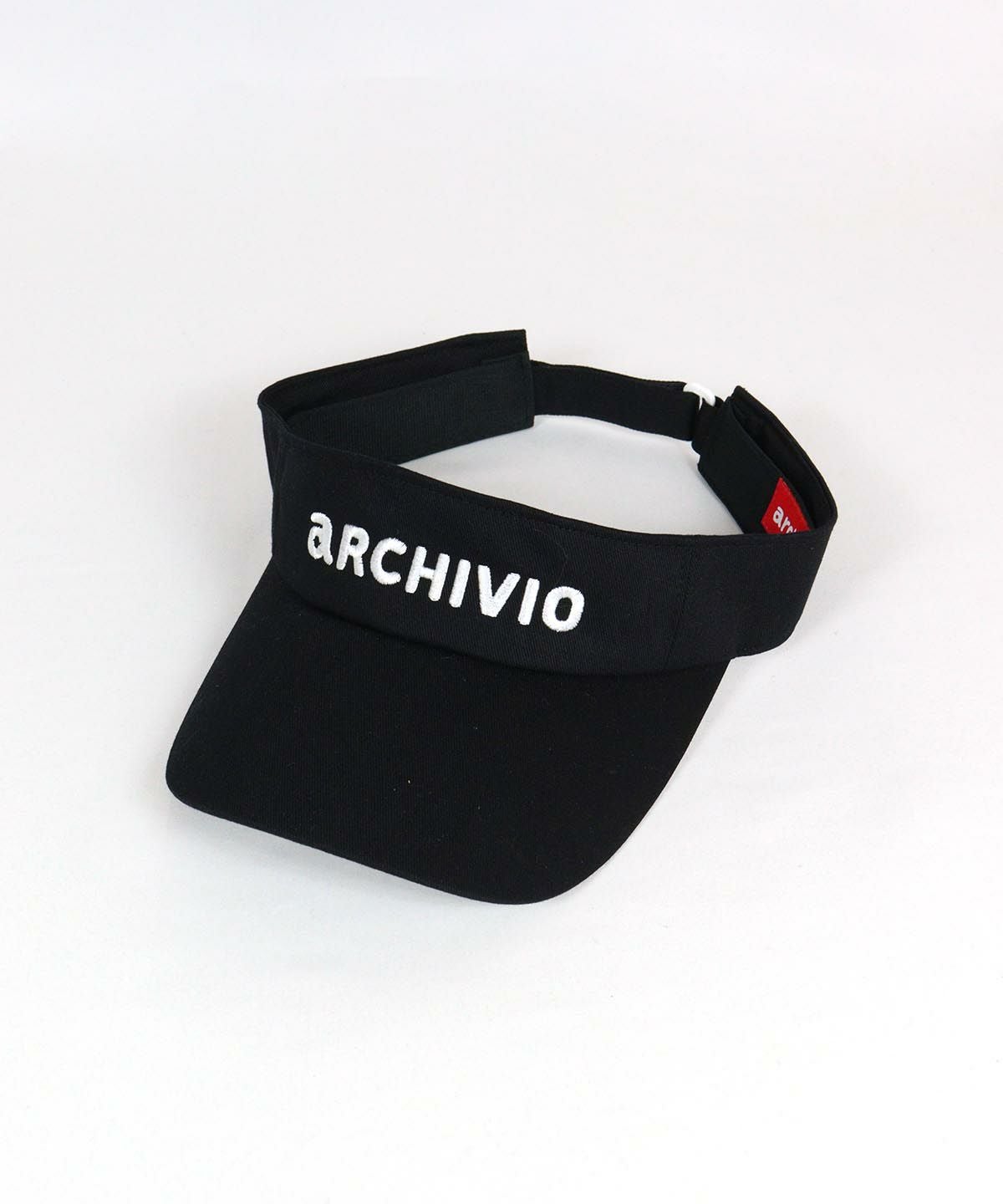 刺繍ロゴサンバイザー（ブラック）