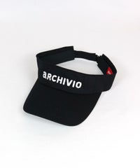 刺繍ロゴサンバイザー（ブラック）