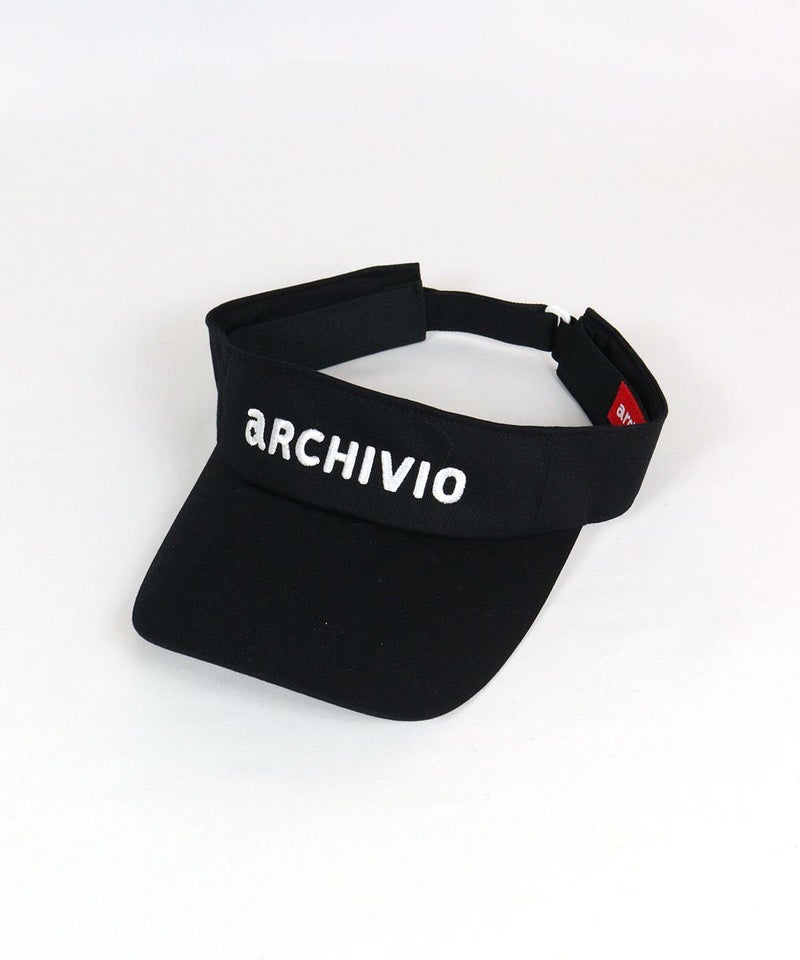 刺繍ロゴサンバイザー（ブラック）