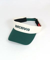 刺繍ロゴサンバイザー（グリーン）