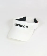 刺繍ロゴサンバイザー（ホワイト）