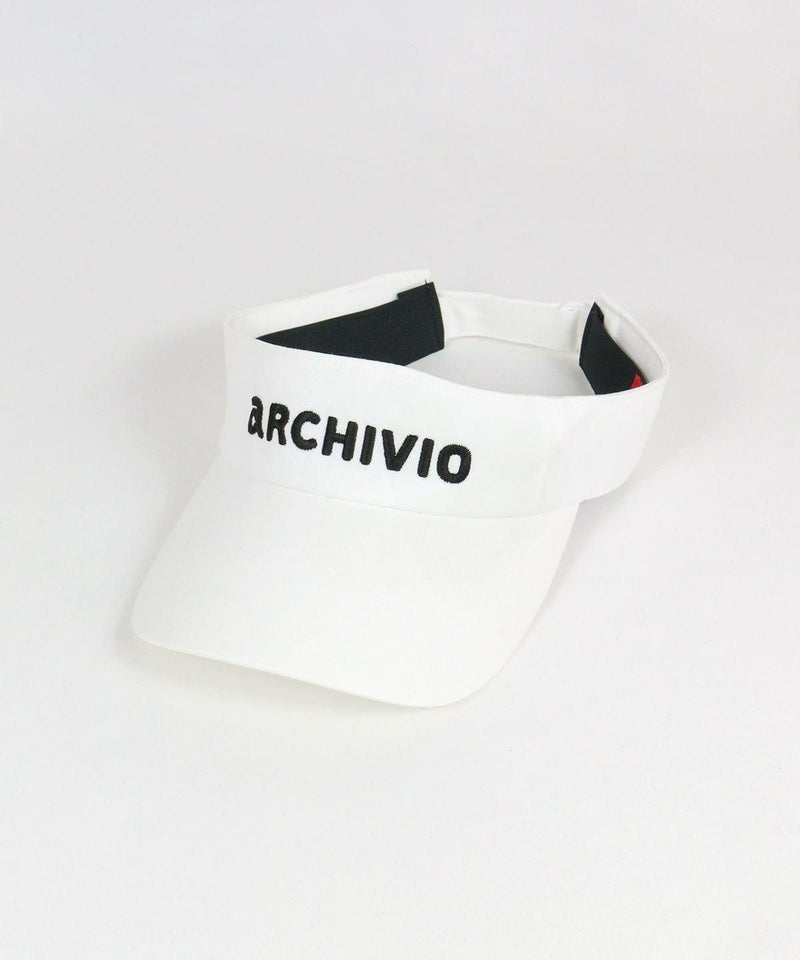 刺繍ロゴサンバイザー（ホワイト）