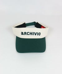 刺繍ロゴサンバイザー前（グリーン）