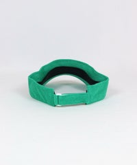 刺繍パイル地サンバイザー後（グリーン）